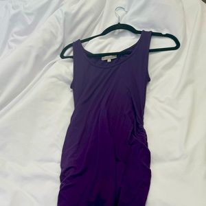 Kim+Kai purple maternity dress